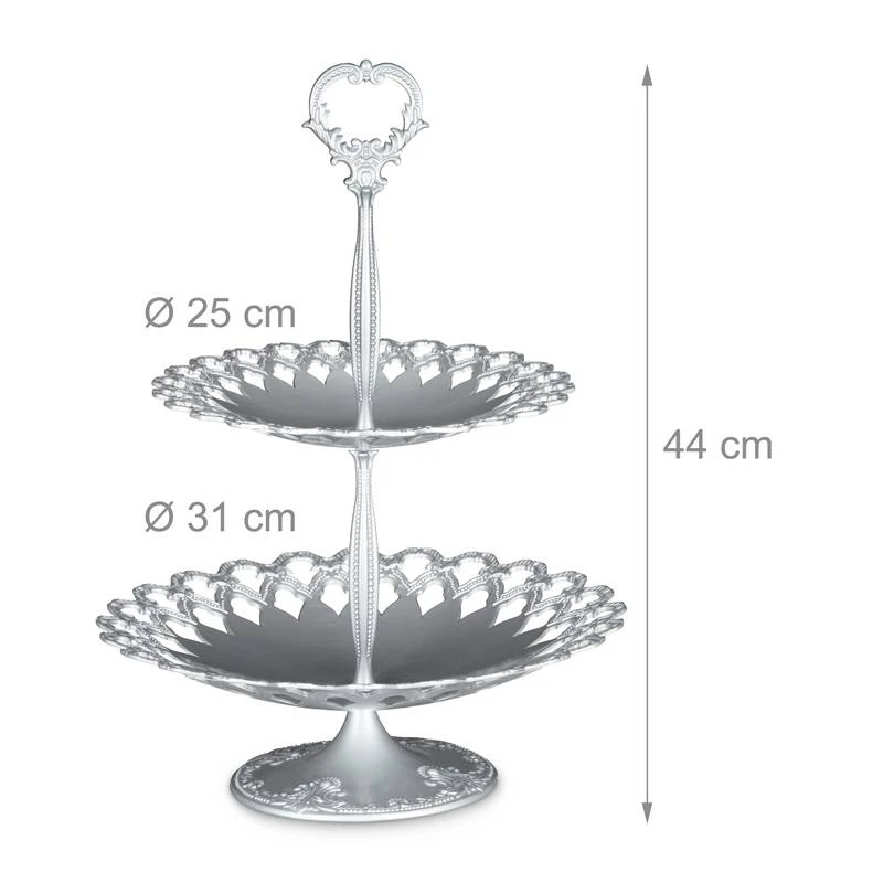 Serviteur à Gâteaux Présentoir Lot De 2 12 Serviteur à Gâteaux Présentoir Lot De 2 – Image 12