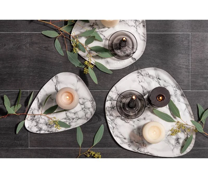 PRESENT TIME Plateau Marbre Look 2 PRESENT TIME Plateau Marbre Look – Image 2