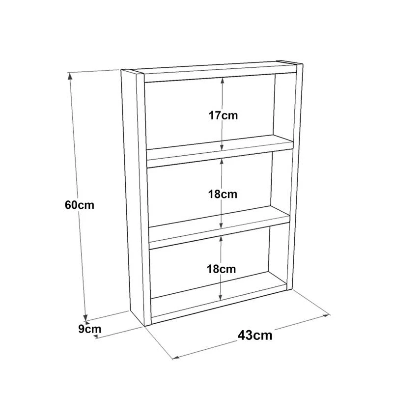 Étagère De Cuisine Lappajärvi 3 Niveaux 4 Étagère De Cuisine Lappajärvi 3 Niveaux – Image 4