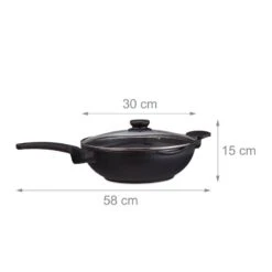 Poêle Wok 30 Cm Avec Couvercle 15 Poêle Wok 30 Cm Avec Couvercle -ELO Soldes Boutique 08cc94a496aa47f7824402795442398f