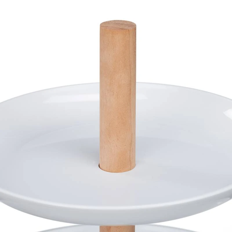 Serviteur à Gâteaux En Plastique & Bois 6 Serviteur à Gâteaux En Plastique & Bois – Image 6