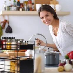 Organiseur De Placard Avec 2 Paniers -ELO Soldes Boutique 0ce49c1ab5b640b6b0dd60818099a715