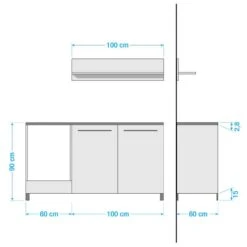 Cuisine équipée Kavola (2 éléments) 23 Cuisine équipée Kavola (2 éléments) -ELO Soldes Boutique 1000190202 200121 13095700001 SKETCH DETAILS P000000001000190202 sketch