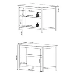 Îlot De Cuisine Rivery 35 Îlot De Cuisine Rivery -ELO Soldes Boutique 1000218452 220505 500 SKETCH DETAILS P000000001000218452 sketch