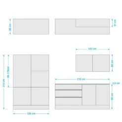 Cuisine équipée Sedlec -ELO Soldes Boutique 1000219444 200728 14255900010 SKETCH DETAILS P000000001000219444 sketch