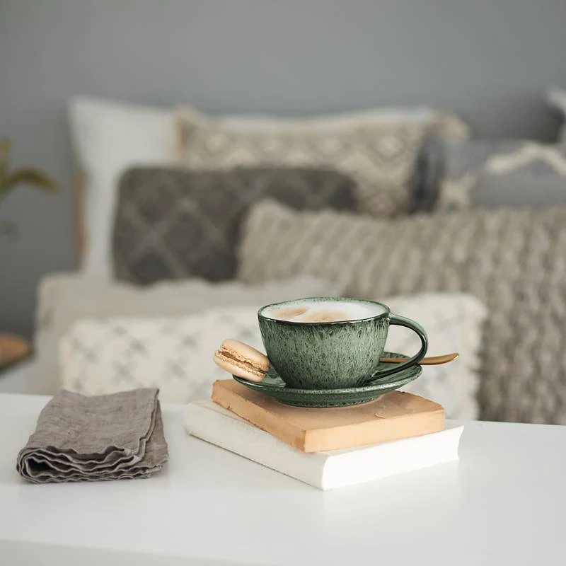 Leonardo Tasses En Céramique Matera (lot De 4) 2 Leonardo Tasses En Céramique Matera (lot De 4) – Image 2