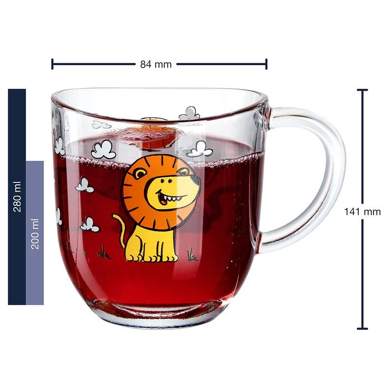Leonardo Tasses Bambini Lion (lot De 6) 4 Leonardo Tasses Bambini Lion (lot De 6) – Image 4
