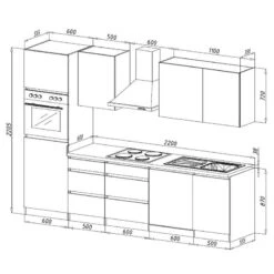 Cuisine équipée Melano II (9 éléments) 27 Cuisine équipée Melano II (9 éléments) -ELO Soldes Boutique 1000269063 230609 500 SKETCH DETAILS P000000001000269063 sketch
