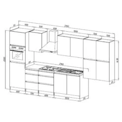 Cuisine équipée Melano V (10 éléments) -ELO Soldes Boutique 1000269093 230609 500 SKETCH DETAILS P000000001000269093 sketch