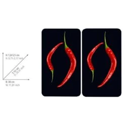 Wenko Couvre-plaques Poivrons (2 él.) -ELO Soldes Boutique 1000274107 210618 14063200291 SKETCH DETAILS P000000001000274107 sketch