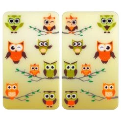 Wenko Couvre-plaques Chouettes (2 él.)
