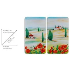 Wenko Couvre-plaques Toscana (2 él.) 9 Wenko Couvre-plaques Toscana (2 él.) -ELO Soldes Boutique 1000274117 210618 14063700330 SKETCH DETAILS P000000001000274117 sketch