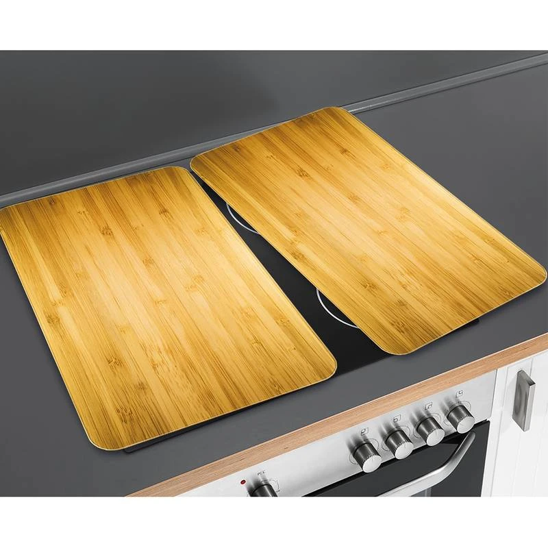 Wenko Couvre-plaques Faux Bois (2 él.) 2 Wenko Couvre-plaques Faux Bois (2 él.) – Image 2