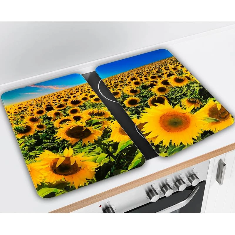 Wenko Couvre-plaques Tournesol (2 él.) 3 Wenko Couvre-plaques Tournesol (2 él.) – Image 3