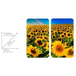 Wenko Couvre-plaques Tournesol (2 él.) 7 Wenko Couvre-plaques Tournesol (2 él.) -ELO Soldes Boutique 1000274134 210618 14064200382 SKETCH DETAILS P000000001000274134 sketch