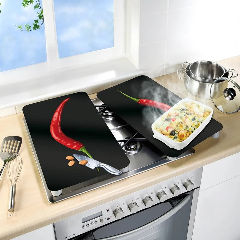 Wenko Couvre-plaques Peperoni (2 él.) 2 Wenko Couvre-plaques Peperoni (2 él.) – Image 2