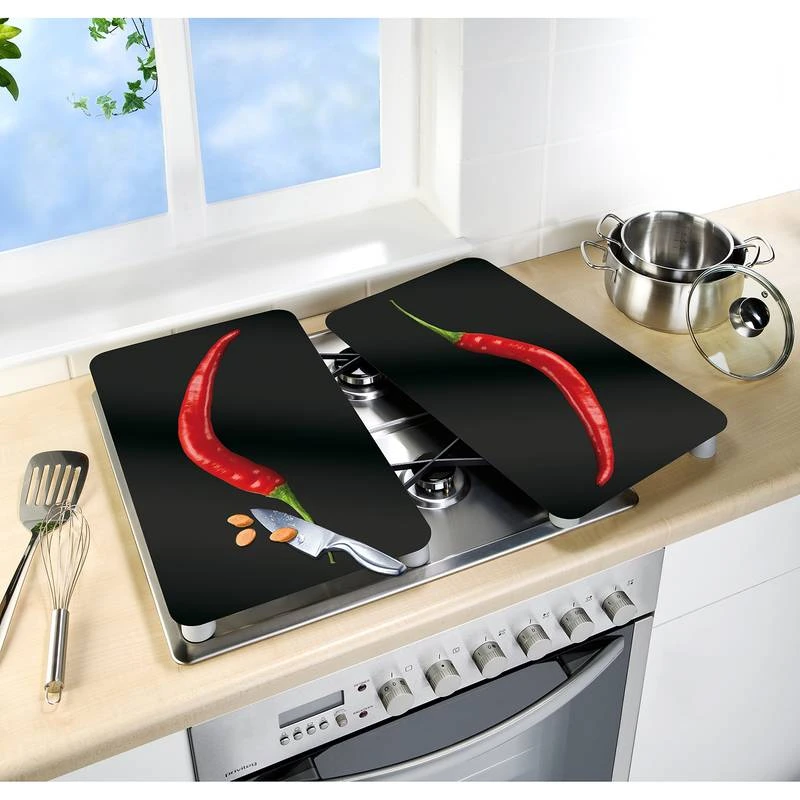 Wenko Couvre-plaques Peperoni (2 él.) 6 Wenko Couvre-plaques Peperoni (2 él.) – Image 6