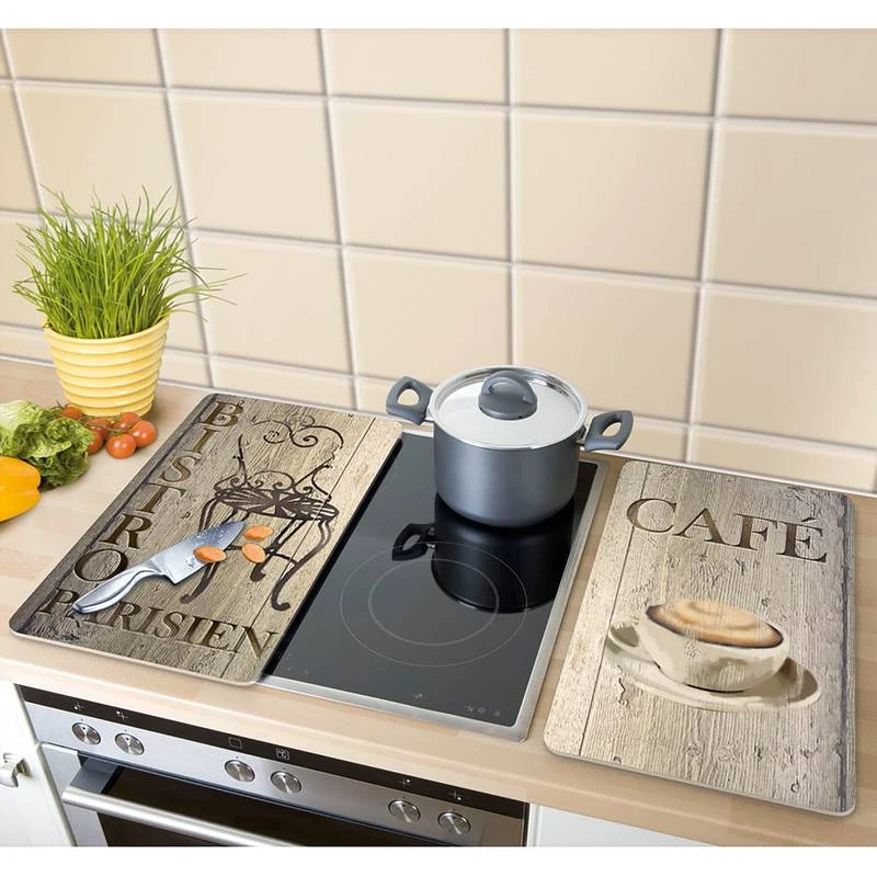 Wenko Couvre-plaques Bistro (2 él.) 2 Wenko Couvre-plaques Bistro (2 él.) – Image 2