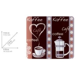 Wenko Couvre-plaques Arômes De Café -ELO Soldes Boutique 1000274167 210618 14065400488 SKETCH DETAILS P000000001000274167 sketch