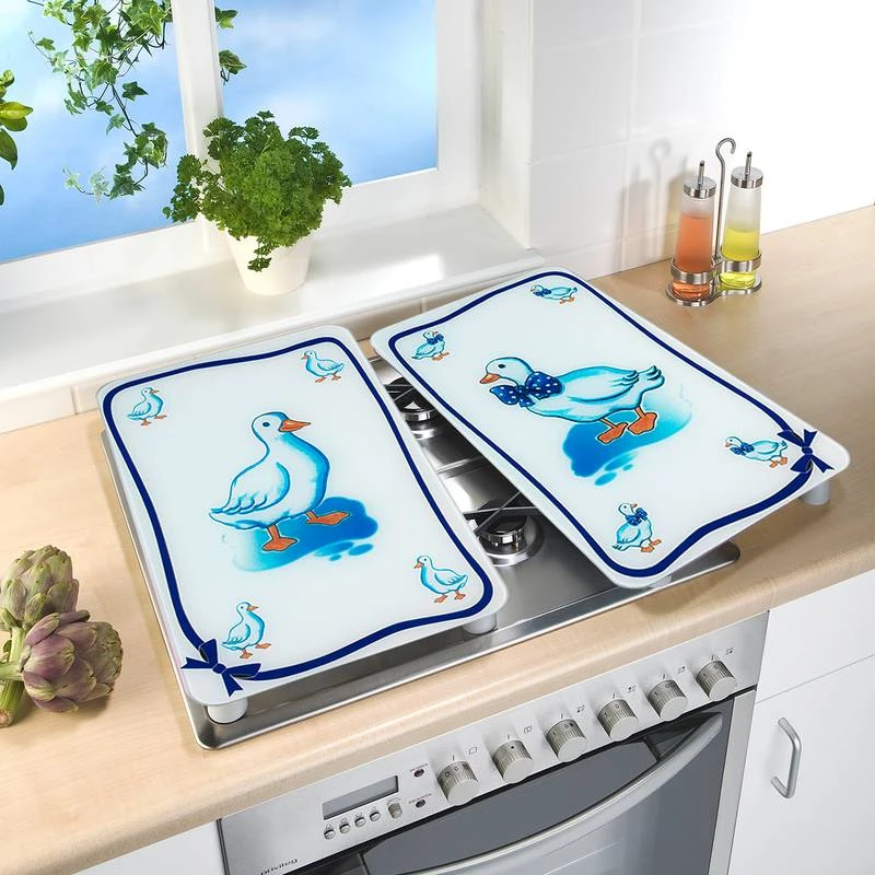 Wenko Couvre-plaques Oies (2 él.) 2 Wenko Couvre-plaques Oies (2 él.) – Image 2