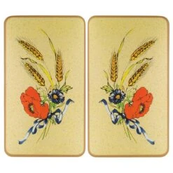 Wenko Couvre-plaques Bleuets (2 él.)