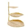 Présentoir à Gâteaux Leaf Gold