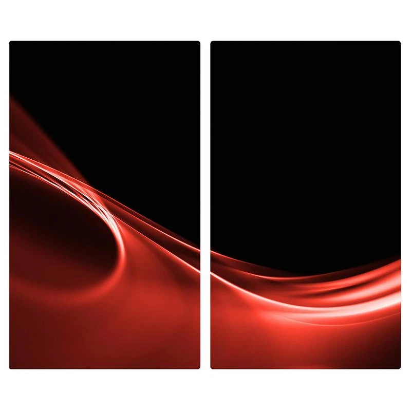 Protège-plaque De Cuisson Red Wave 1 Protège-plaque De Cuisson Red Wave