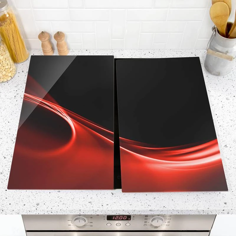 Protège-plaque De Cuisson Red Wave 3 Protège-plaque De Cuisson Red Wave – Image 3