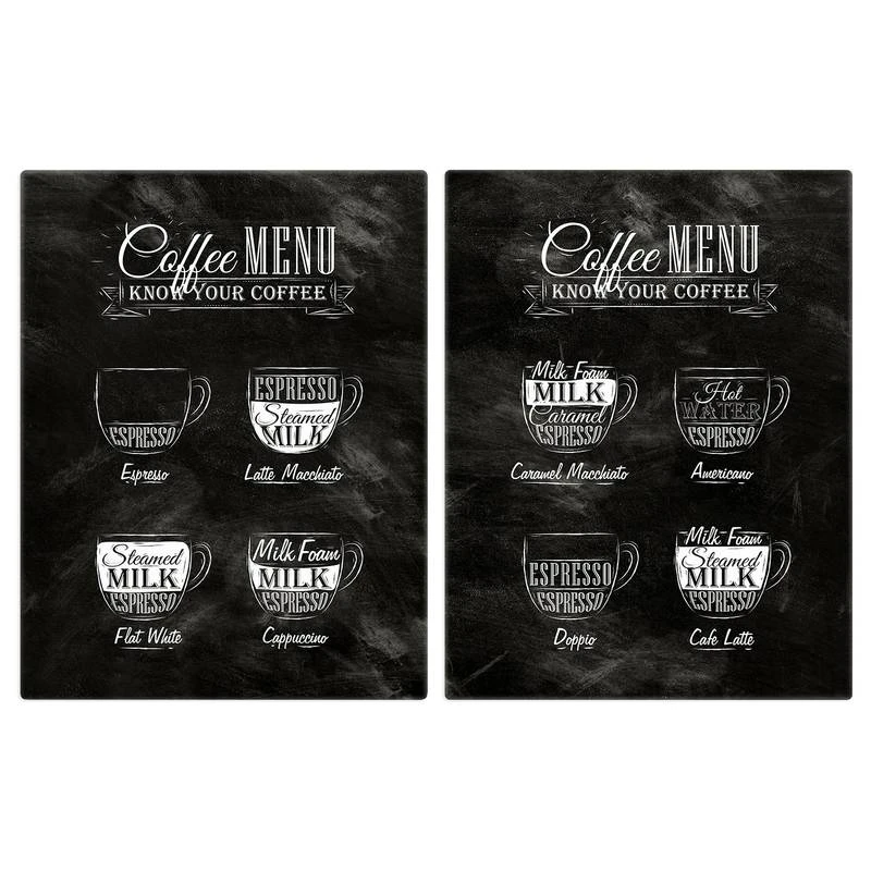 Protège-plaque De Cuisson Menu Ardoise 1 Protège-plaque De Cuisson Menu Ardoise