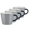 Tasses ORNAMENTS (lot De 4) -ELO Soldes Boutique 1000331517 220215 010 IMAGE P000000001000331517