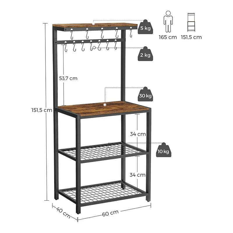 Étagère De Cuisine Jamban VII 8 Étagère De Cuisine Jamban VII – Image 8