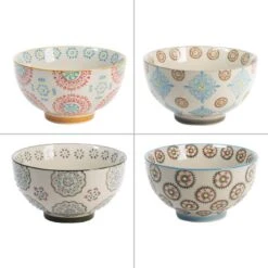 Coffret De 4 Bols Bohème