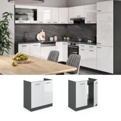 Meuble Sous évier R-Line 80cm 18 Meuble Sous évier R-Line 80cm -ELO Soldes Boutique 1373451f16794918a51055fa7496ede0