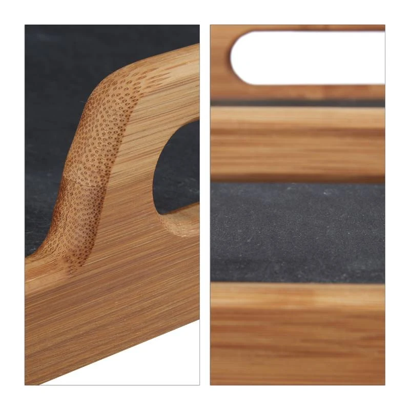 Lot De 2 Planches à Découper Bambou 4 Lot De 2 Planches à Découper Bambou – Image 4