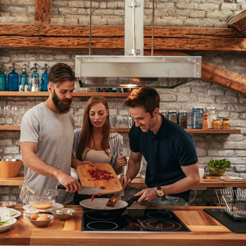 Poêle Wok 30 Cm Avec Couvercle 4 Poêle Wok 30 Cm Avec Couvercle – Image 4