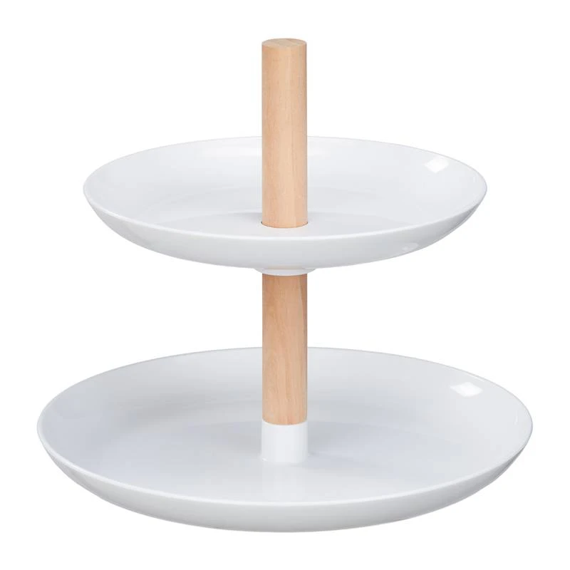 Serviteur à Gâteaux En Plastique & Bois 5 Serviteur à Gâteaux En Plastique & Bois – Image 5