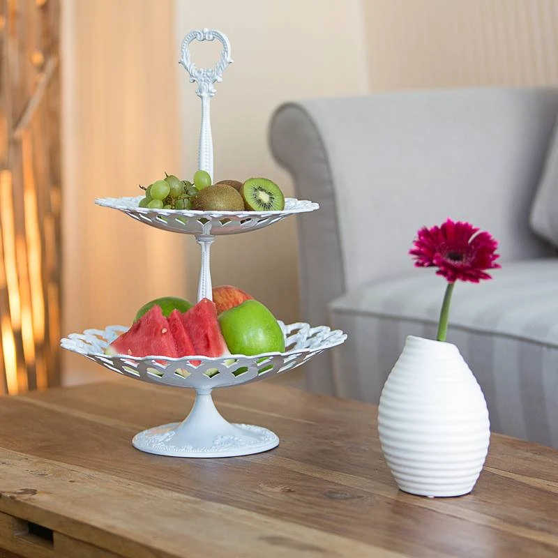 Serviteur à Gâteaux Présentoir Lot De 2 2 Serviteur à Gâteaux Présentoir Lot De 2 – Image 2