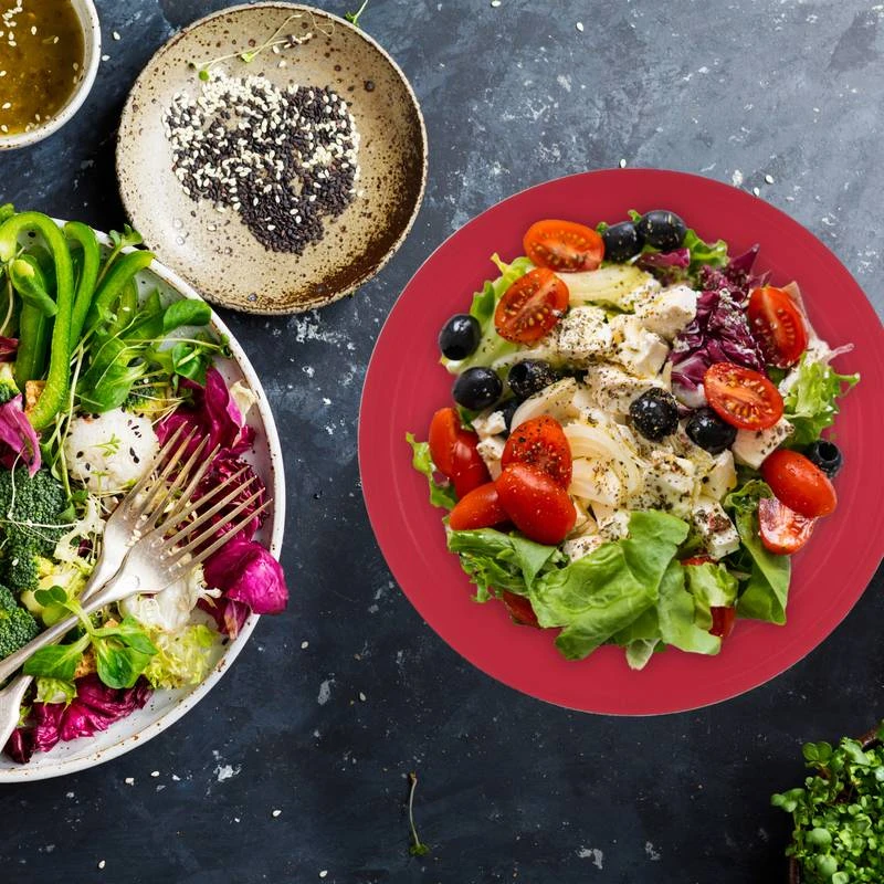 Saladier Bicolore En Lot De 2 10 Saladier Bicolore En Lot De 2 – Image 10