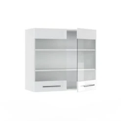 Meuble Haut Vitré Fame Blanc 9 Meuble Haut Vitré Fame Blanc -ELO Soldes Boutique 21e26a69b2f74c62b299d9a0f1de0049