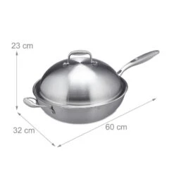 Wok Avec Couvercle En Acier -ELO Soldes Boutique 2f1bb31a333d44d2aa3c0ca506e996f3