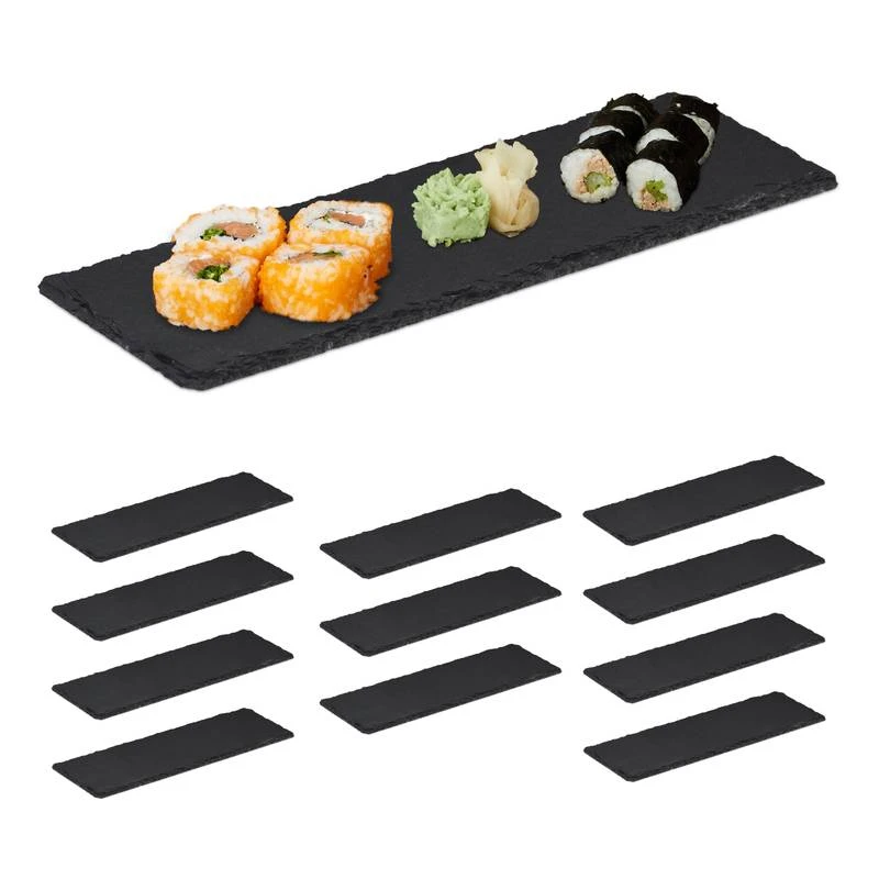 Assiette En Ardoise 30x10 Cm Lot De 12 1 Assiette En Ardoise 30x10 Cm Lot De 12