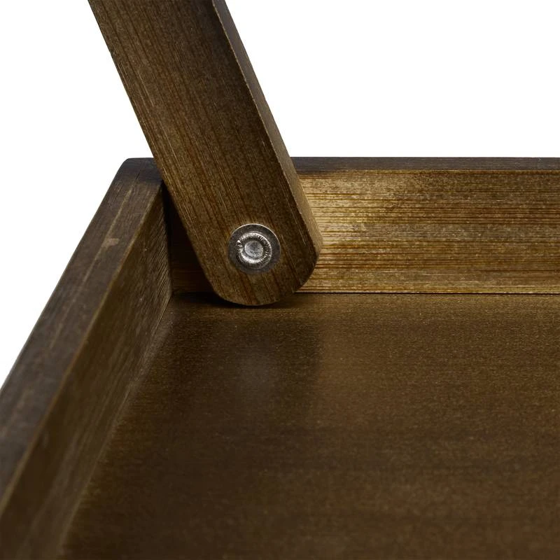 Tablette De Lit Bambou Marron Foncé 5 Tablette De Lit Bambou Marron Foncé – Image 5