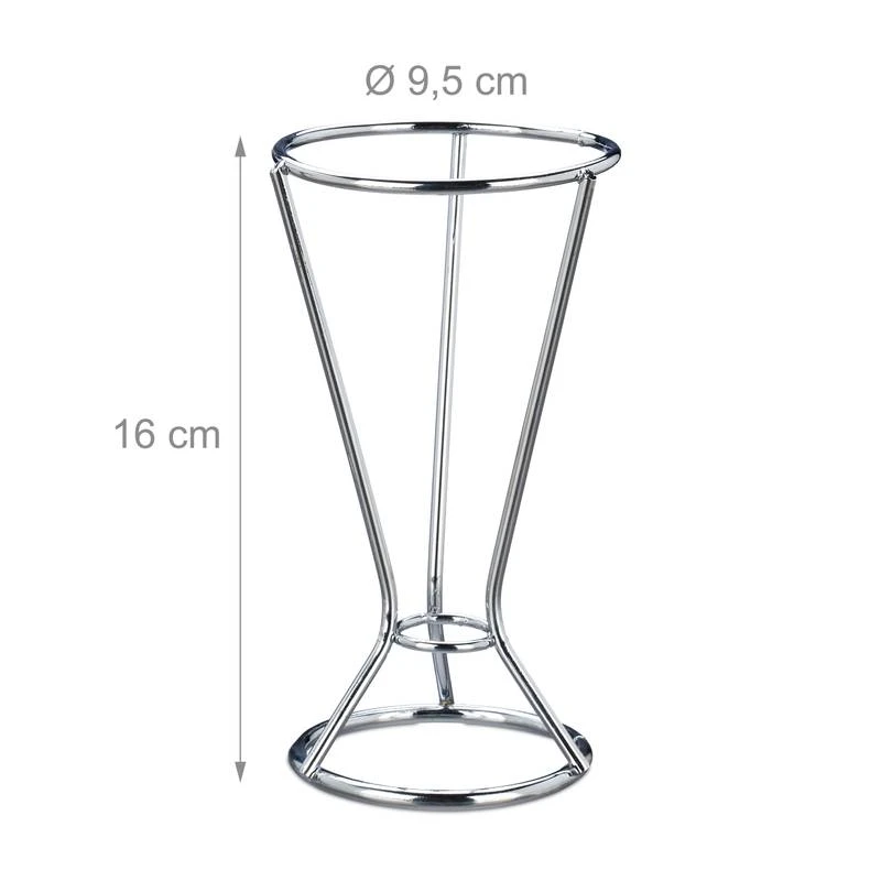 Support Cornet De Frites Lot De 2 Inox 7 Support Cornet De Frites Lot De 2 Inox – Image 7