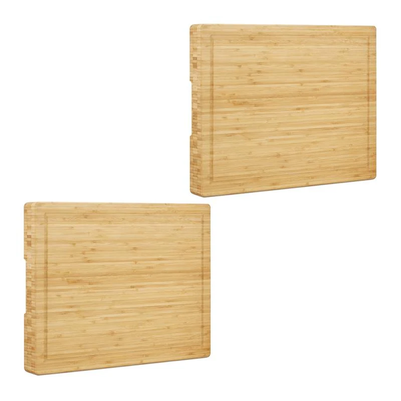 Lot De 2 Planches à Découper Bambou 1 Lot De 2 Planches à Découper Bambou