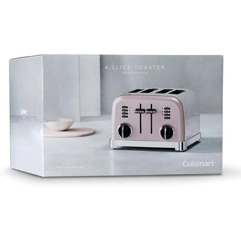 Cuisinart Toaster Vintage 4 Tranches Rose 5 Cuisinart Toaster Vintage 4 Tranches Rose – Image 5