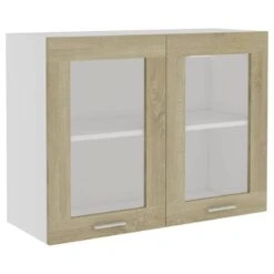 VIDAXL Armoire En Verre Suspendue -ELO Soldes Boutique 332be15e1a574d9aa9489e17090d1b9c