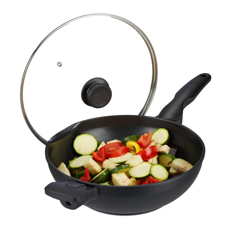 Wok Avec Couvercle Et Induction 1 Wok Avec Couvercle Et Induction