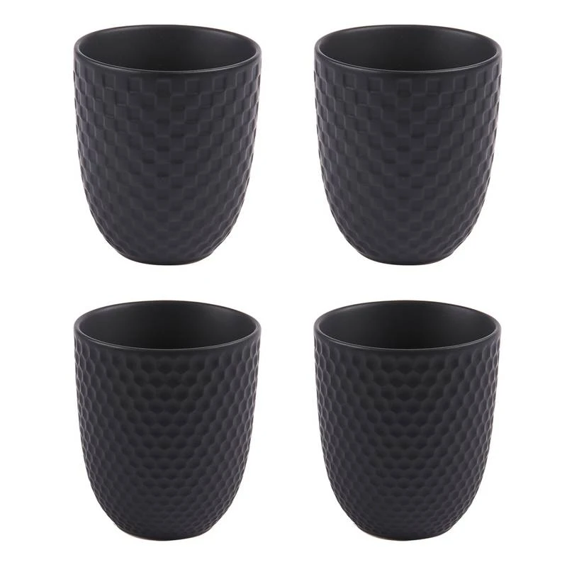 COF 4 GOBELETS CL BLACK MAT 1 COF 4 GOBELETS CL BLACK MAT