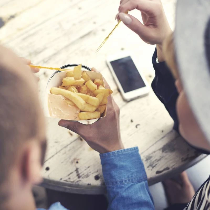 Support Cornet De Frites Lot De 2 Inox 4 Support Cornet De Frites Lot De 2 Inox – Image 4