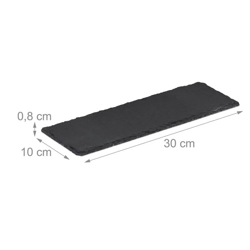 Assiette En Ardoise 30x10 Cm Lot De 12 8 Assiette En Ardoise 30x10 Cm Lot De 12 – Image 8